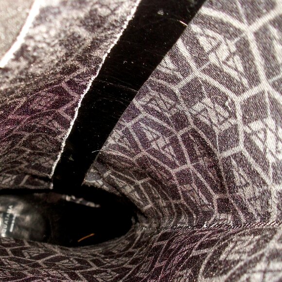 Aquatalia Ricarda Tall Black Suede Weatherproof Low Heel Boots 8.5M MSRP $650EUC - Picture 10 of 10